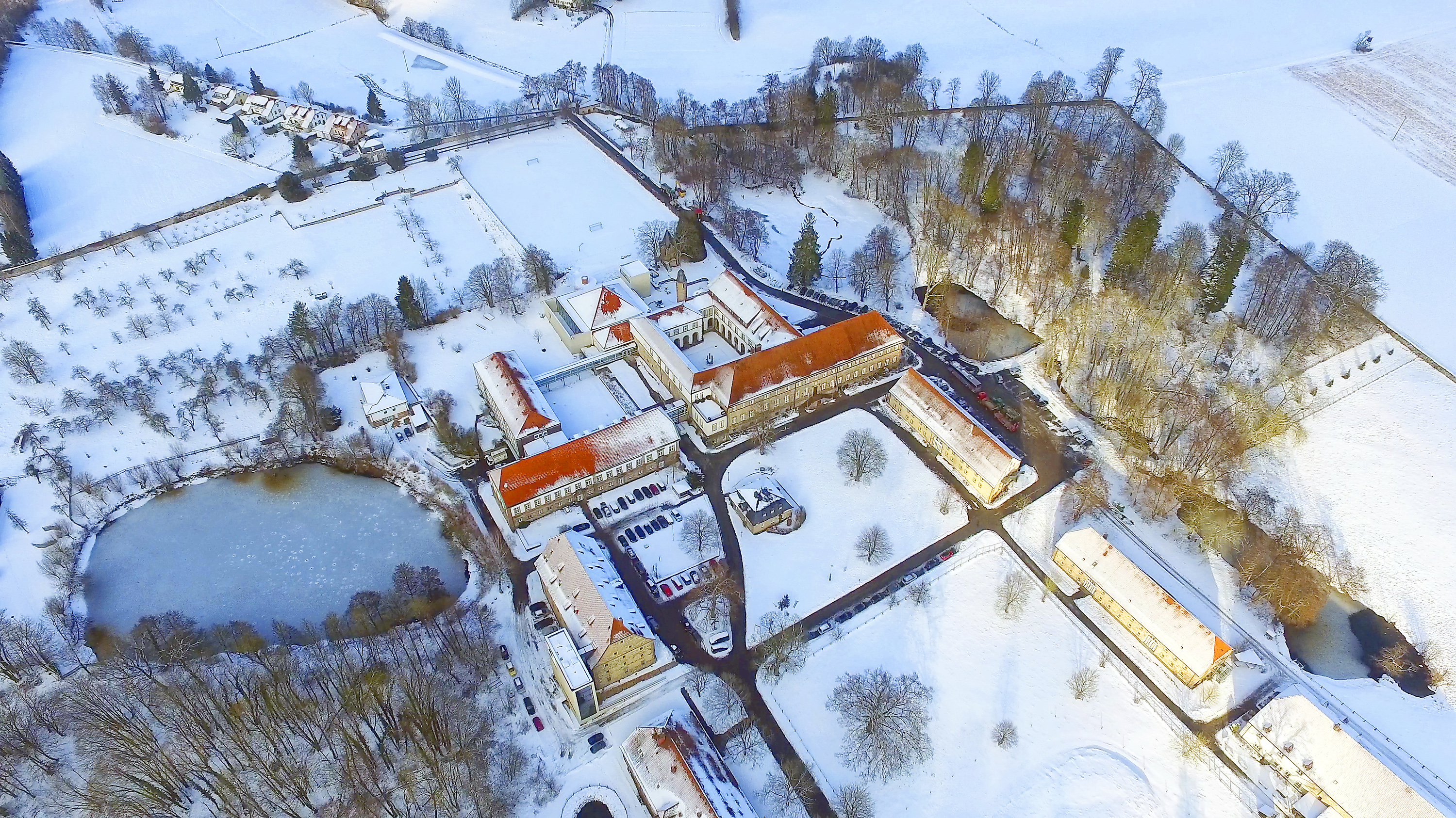 Winter in Hardehausen - Luftbild