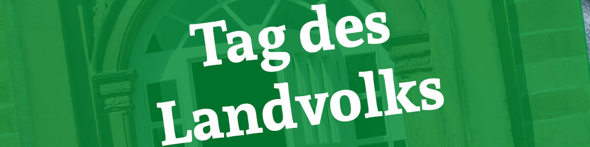 Veranstaltungswerbung für den Tag des Landvolks mit Steffi Neu