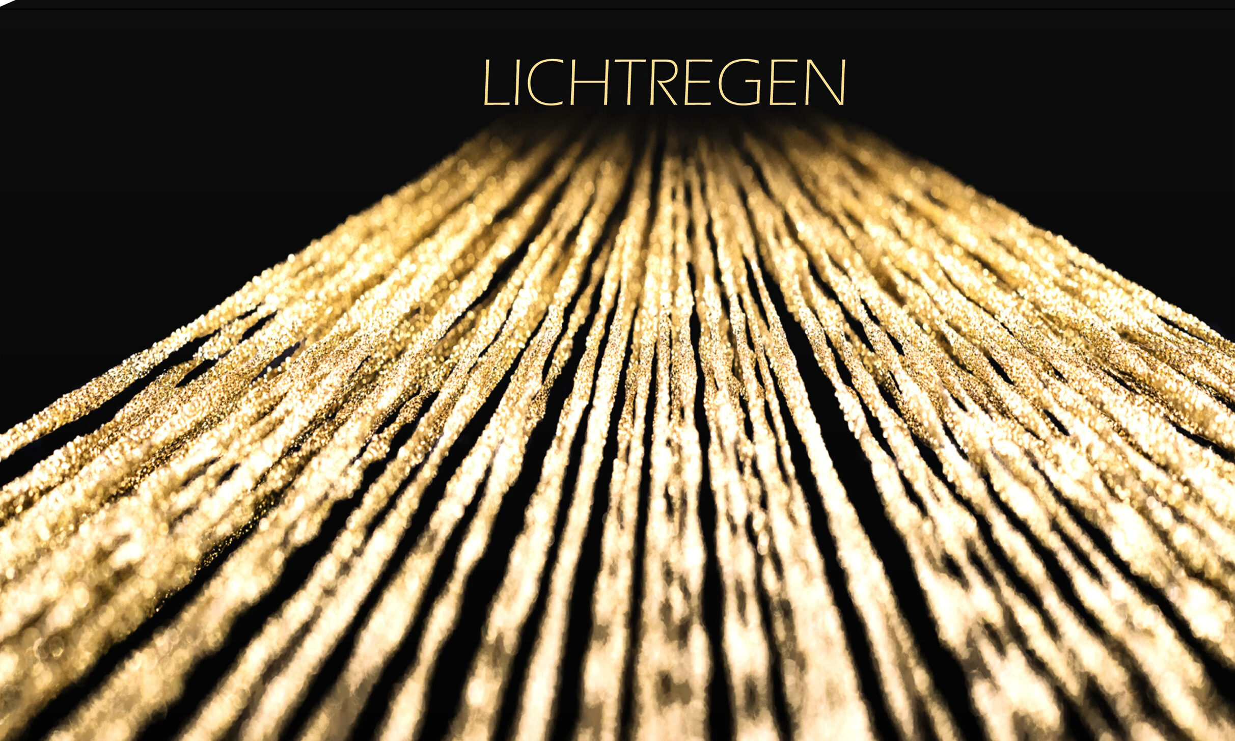 Flyer mit Lichtregen von den Künstlern von tx2